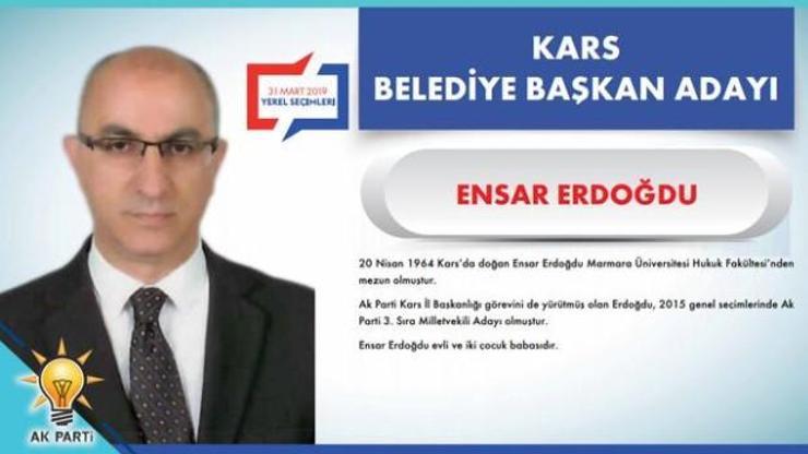 AK Parti Kars Belediyesi Başkanı Adayı Ensar Erdoğdu kimdir