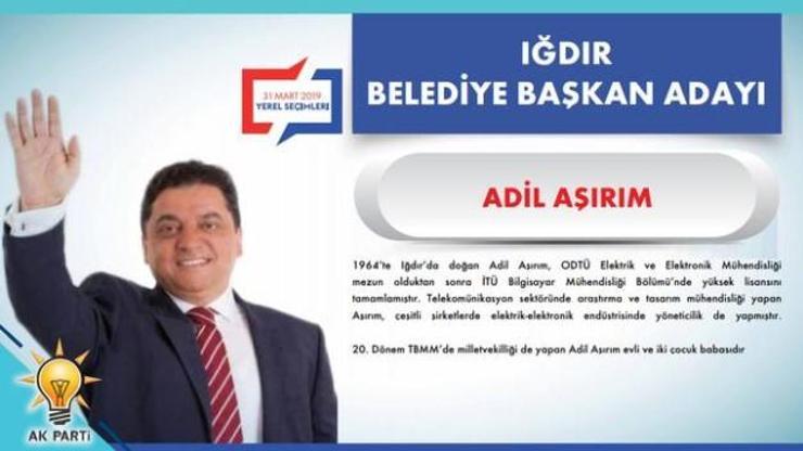 AK Parti Iğdır Belediye Başkanı Adayı Adil Aşırım kimdir