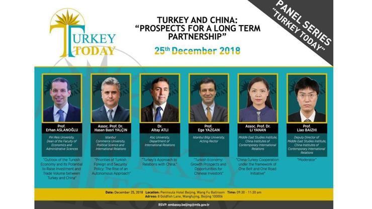 Cumhurbaşkanlığı’ndan, Çin’de ‘Türkiye ve Çin: Uzun Vadeli İşbirliği Olasılıkları’ paneli
