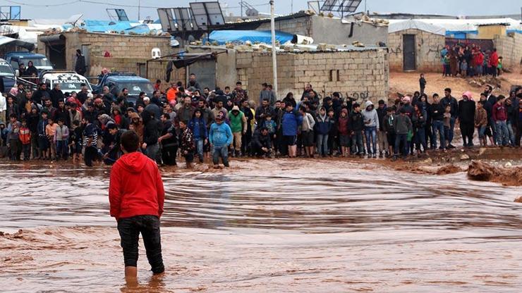 Lazkiye ve İdlibdeki sel felaketi için yardım çağrısı