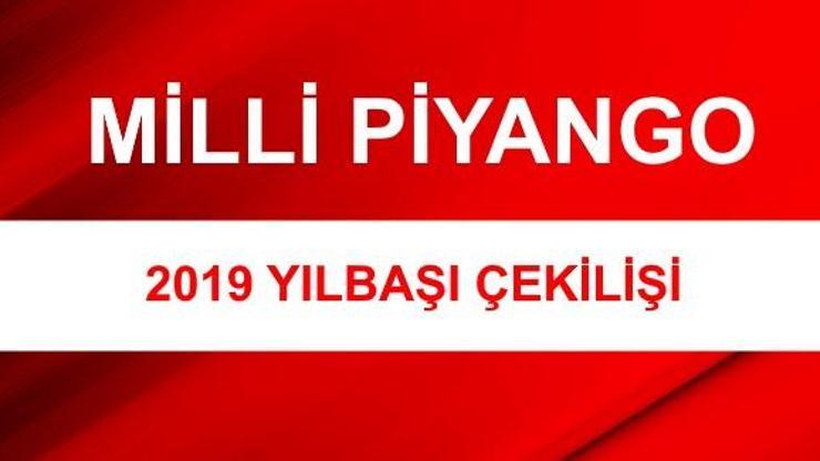 2019 Milli Piyango yılbaşı çekiliş sonuçları MPİ canlı izle