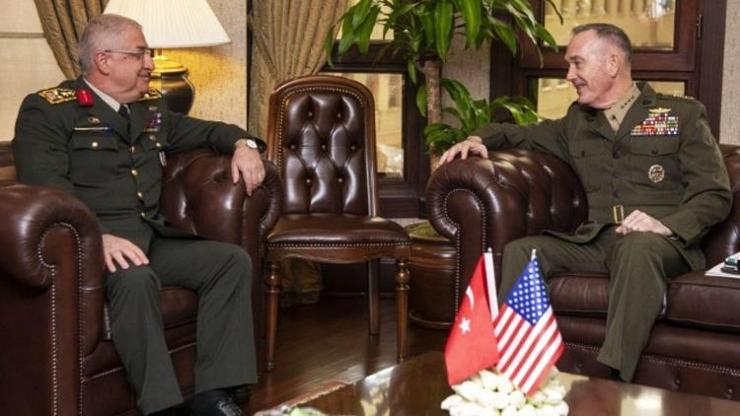 ABD Genelkurmay Başkanlığı Güler-Dunford görüşmesini kapak fotoğrafı yaptı
