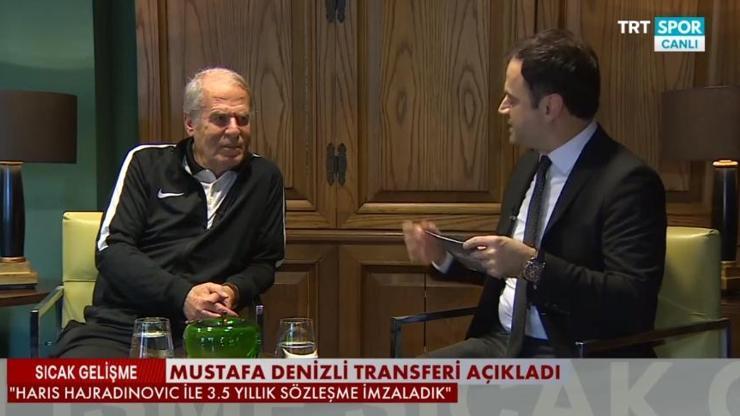 Mustafa Denizli canlı yayında transferi açıkladı