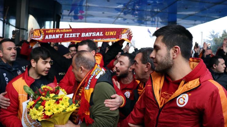 Boluda Galatasaray izdihamı