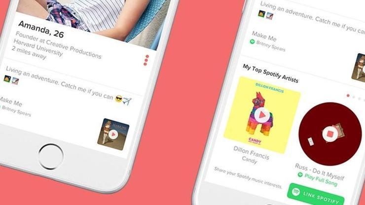Spotify ile Tinder güçlerini birleştiriyor