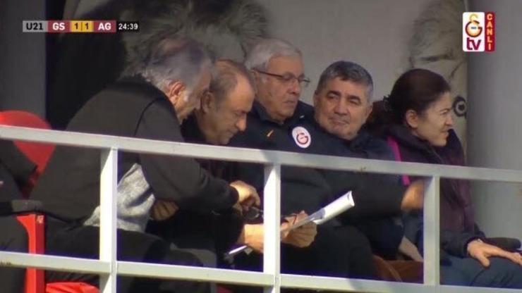 Fatih Terim U21 maçını izledi