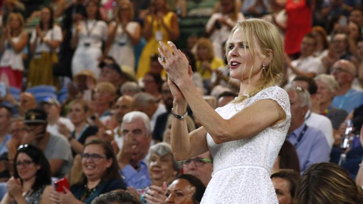 Nicole Kidman Avustralya Açıkta boy gösterdi