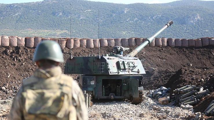 TSK Suriyede YPG/PKKlı teröristleri obüslerle vurdu