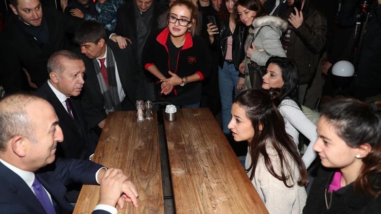 Erdoğan Antalyada vatandaşlarla sohbet etti