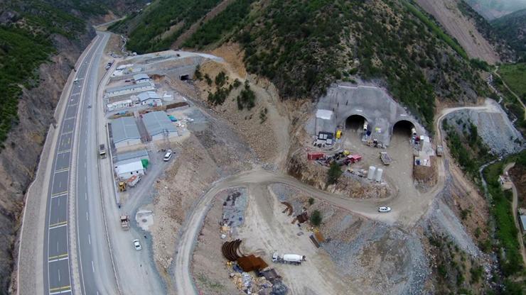 Zigana Tünelinin inşaatı yarılandı