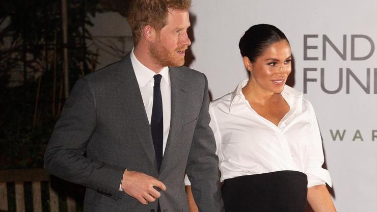 Prens Harry ve Düşes Meghan ödül töreninde