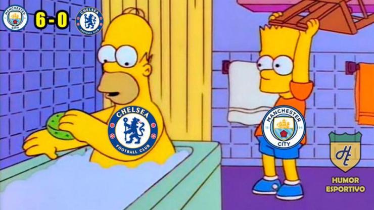 Manchester Cityden 6 gol yiyen Chelsea capslik oldu