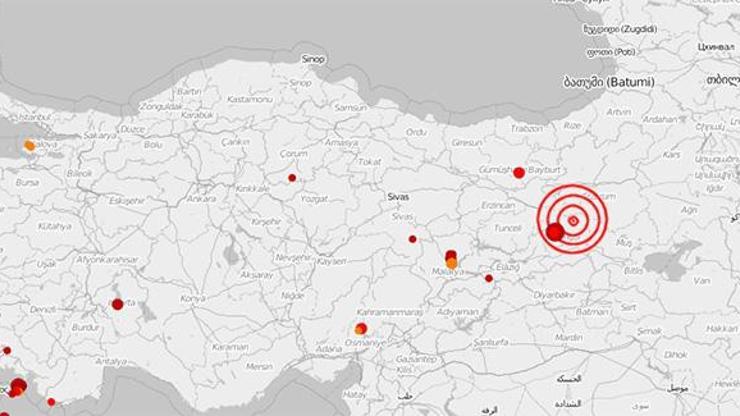 Bingölde 3.6 büyüklüğünde deprem