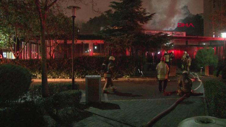Marmara Üniversitesi yakınında yangın çıktı