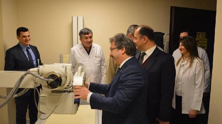 Akkışla entegre hastanesinin röntgen ünitesi hizmete açıldı