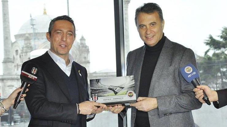 Beşiktaş ve Fenerbahçe Kulübü başkanları bir araya geldi