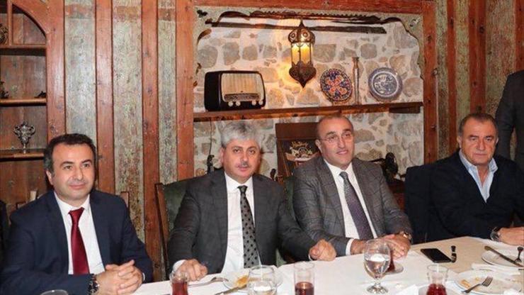 Hatayspor ve Galatasaray yöneticileri dostluk yemeğinde bir araya geldi