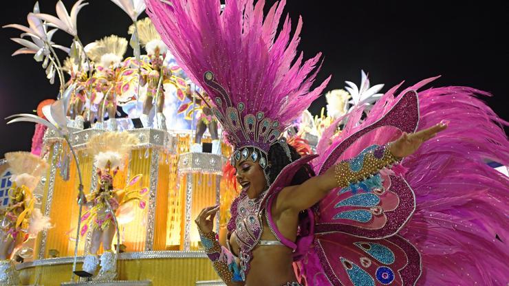 Rio Karnavalından renkli kareler