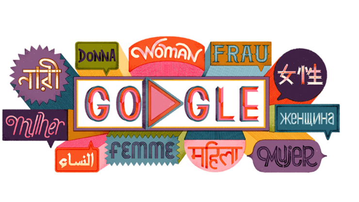 Googledan 8 Mart Dünya Kadınlar Günü için doodle