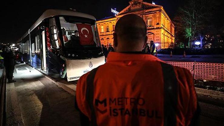 Eminönü-Alibeyköy tramvay hattında test sürüşü başlıyor