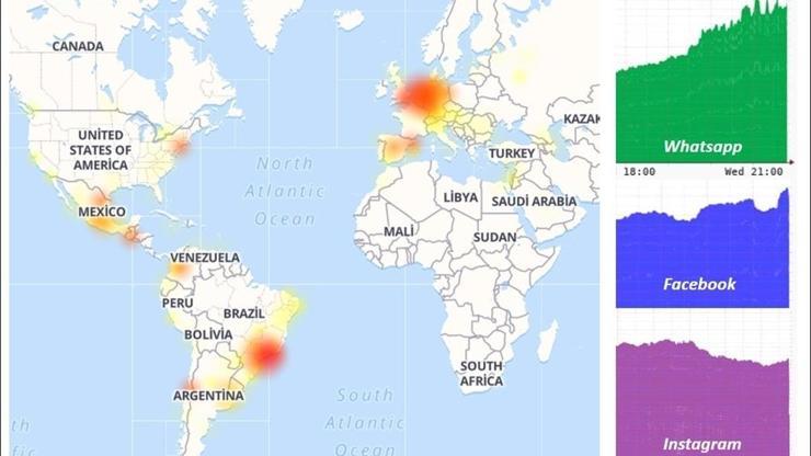 Instagram ve Whatsapp çöktü mü Instagram ve Whatsappa erişim sorunu