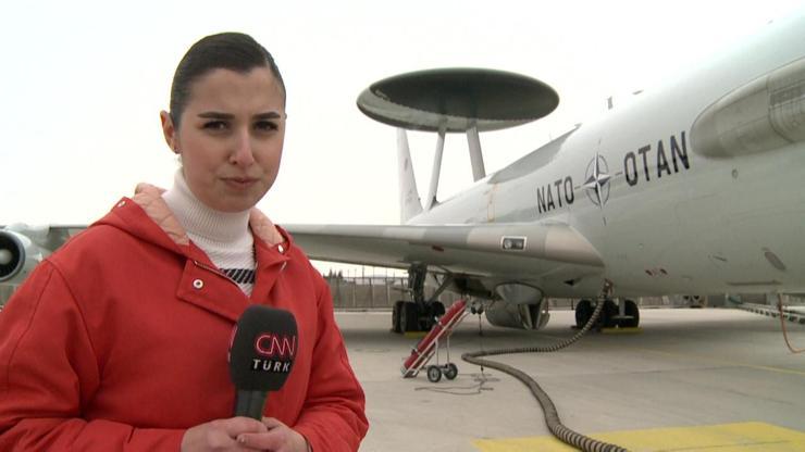 CNN TÜRK ekibi Awacs ile keşif uçuşunda...