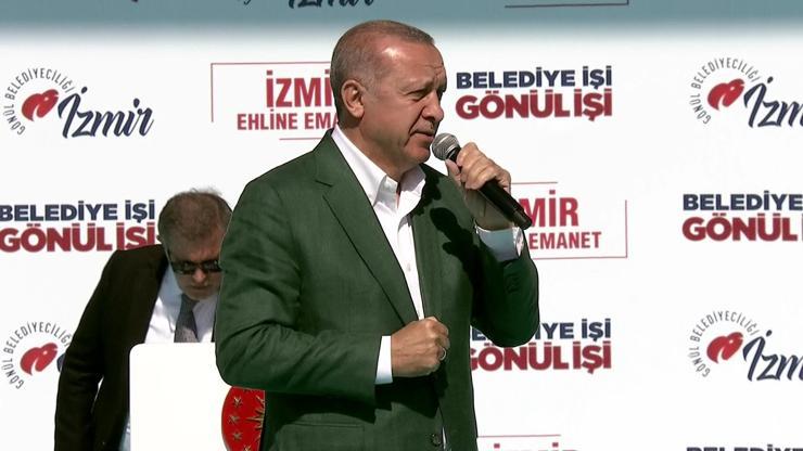 Cumhurbaşkanı Erdoğan İzmir'de müjdeleri peş peşe sıraladı Cumhurbaşkanı Erdoğan İzmir'de müjdeleri peş peşe sıraladı