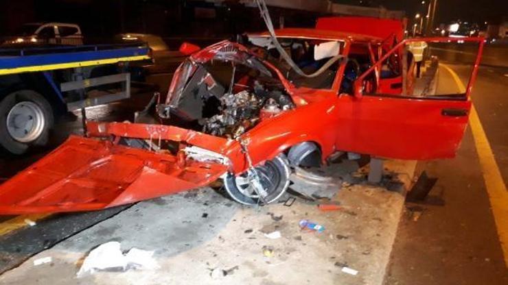 1 yaşındaki bebek, hurdaya dönen otomobilden yara almadan kurtuldu 1 yaşındaki bebek, hurdaya dönen otomobilden yara almadan kurtuldu
