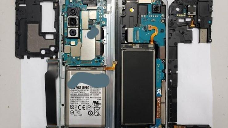Samsung Galaxy Fold’un içi nasıl görünüyor