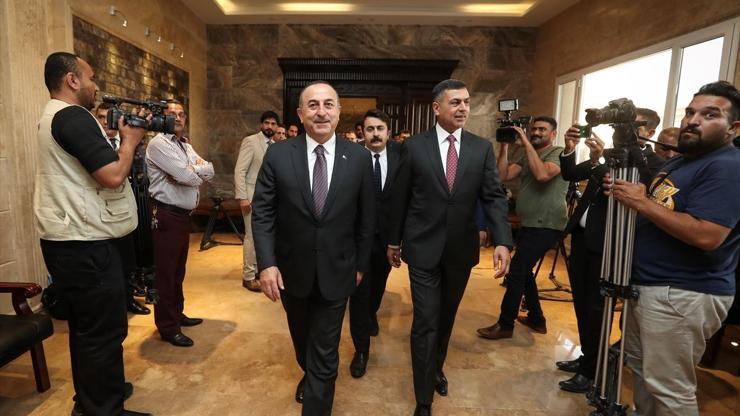 Dışişleri Bakanı Mevlüt Çavuşoğlu Erbilde