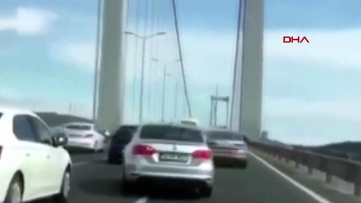 15 Temmuz Şehitler Köprüsündeki trafik magandaları yakalandı
