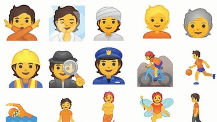 Google yeni ‘cinsiyetsiz’ emojileri tanıttı