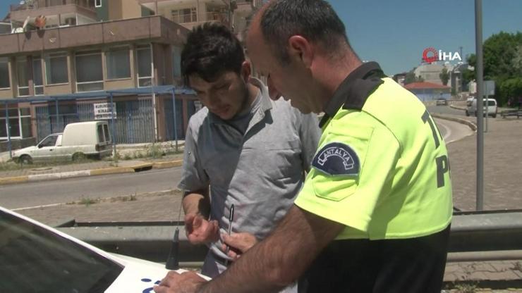 Kaçan sürücü ehliyetsiz ve alkollü çıktı