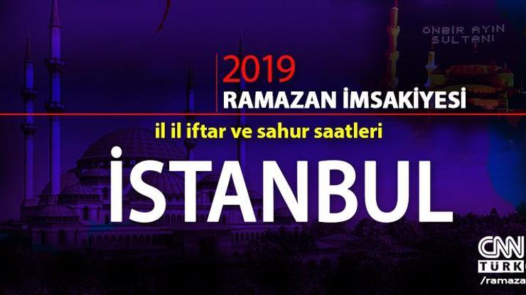 İstanbul iftar saatleri… İstanbul için iftar vakitleri 2019 (15-16 Mayıs)