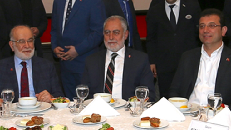 İmamoğlu, Saadet Partisi’nin iftarına katıldı