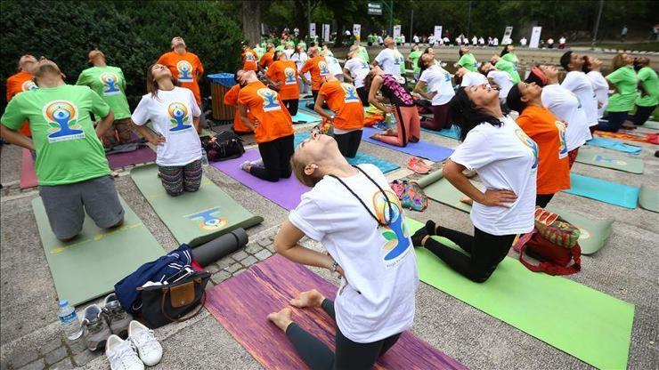 Hindistan Ankara Büyükelçiliğinden yoga festivali