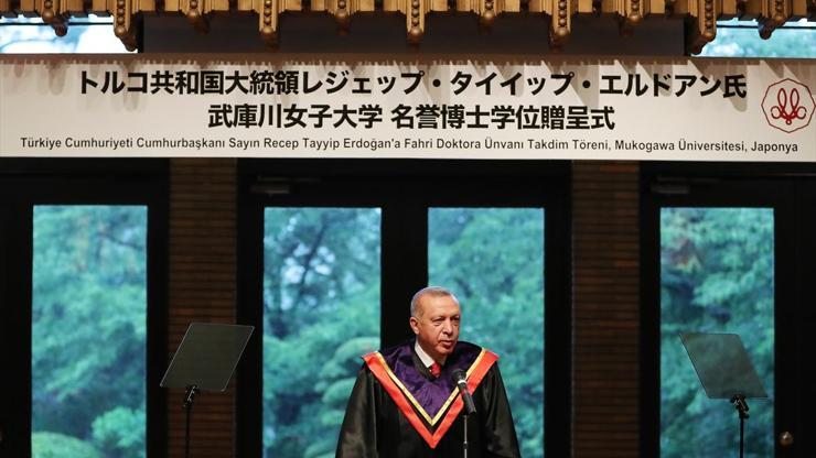 Cumhurbaşkanı Erdoğan’a Japonya’da ‘Fahri Doktora’ ünvanı