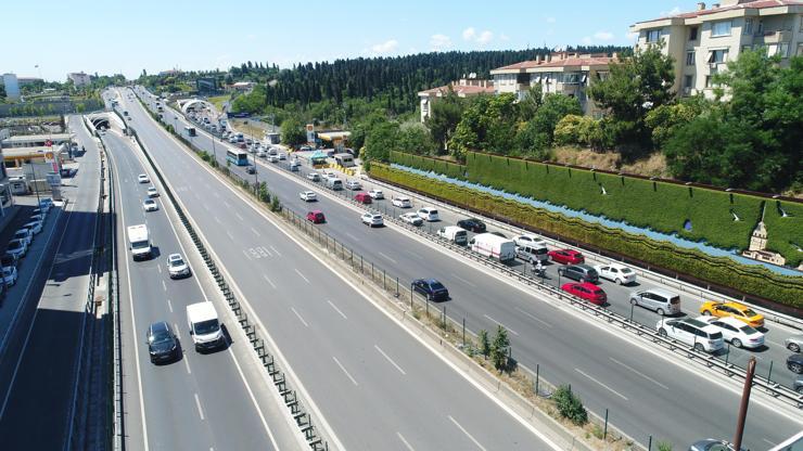 FSM Köprüsündeki çalışma nedeniyle sürücüler Avrasyaya yöneldi