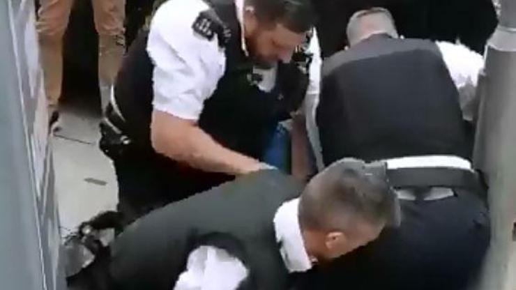 İngiliz polisinin orantısız gücü tepki çekti