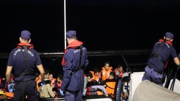 Balıkesirde 34 kaçak göçmen yakalandı