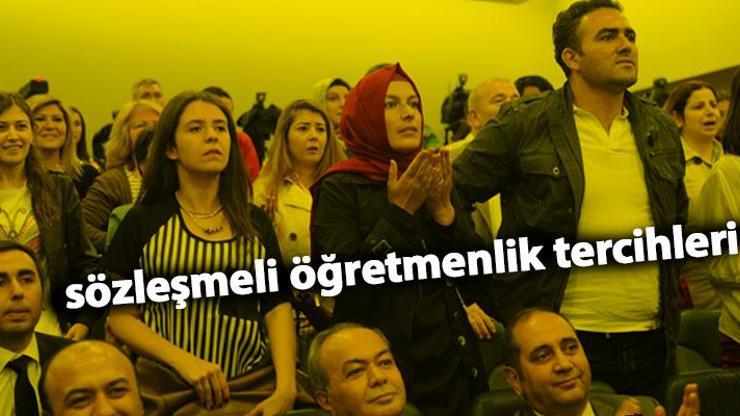 Sözleşmeli öğretmenlik tercihleri ve kontenjanlar MEB ‘ilkatama’ ekranında