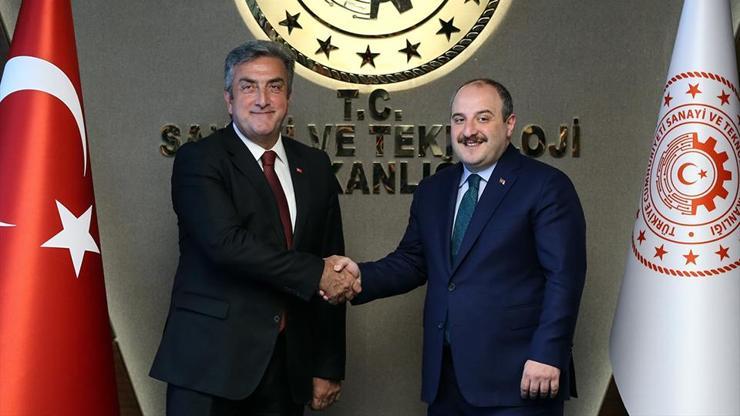 Bakan Varank, Türkiye Uzay Ajansı Başkanı Yıldırımı kabul etti