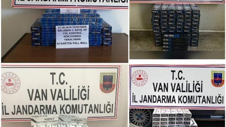 Vanda 800 paket kaçak sigara ele geçirildi