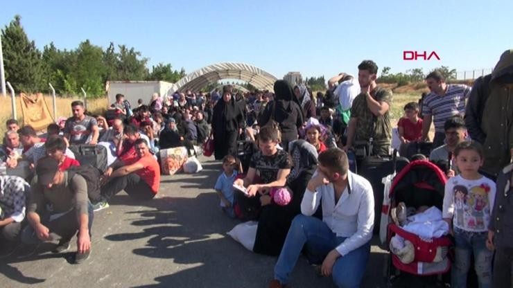 Bayramlaşmaya giden Suriyeli sayısı 40 bine ulaştı