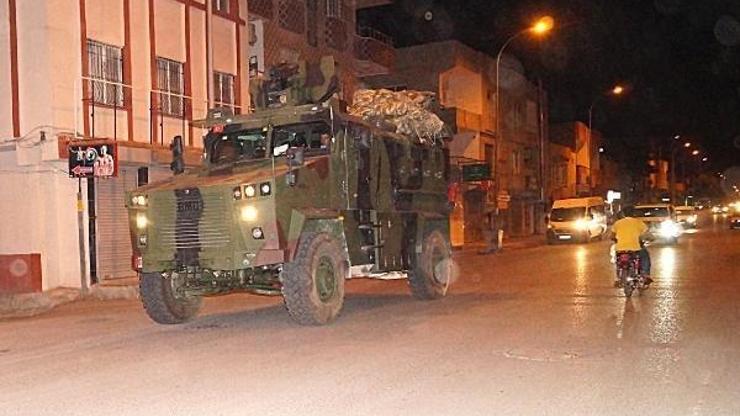 Suriye sınırına askeri sevkiyat