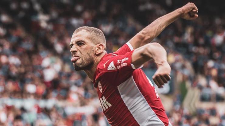 Islam Slimani 2 gol attı