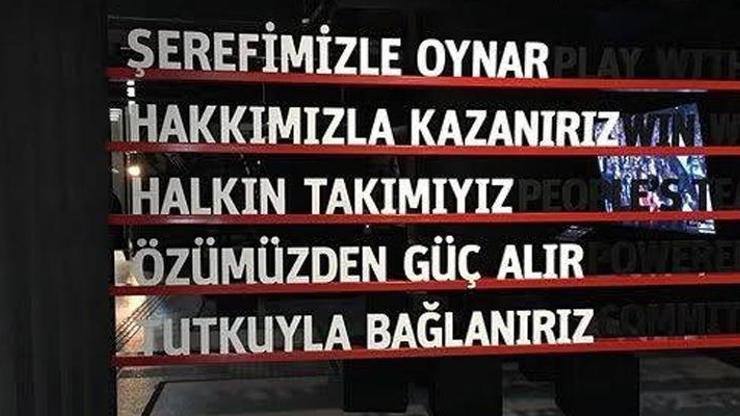 Beşiktaştan Galatasaraya bir gönderme daha