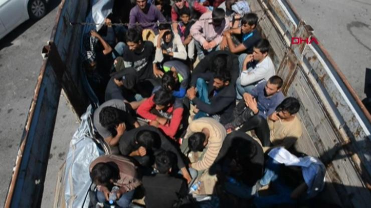 Adanada 61 göçmen yakalandı