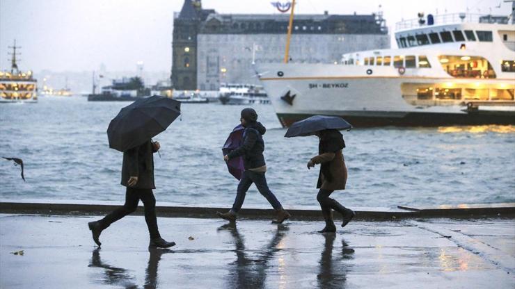 Yağmur başladı İstanbul hava durumu: Yağmur ne zaman duracak