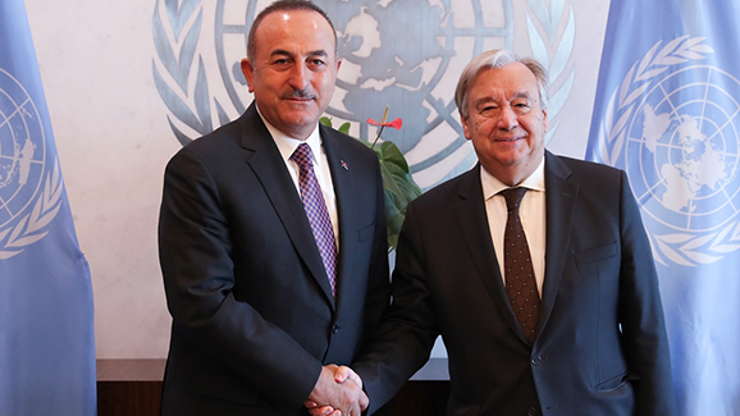 Bakan Çavuşoğlu, BM Genel Sekreteri Guterres ile görüştü